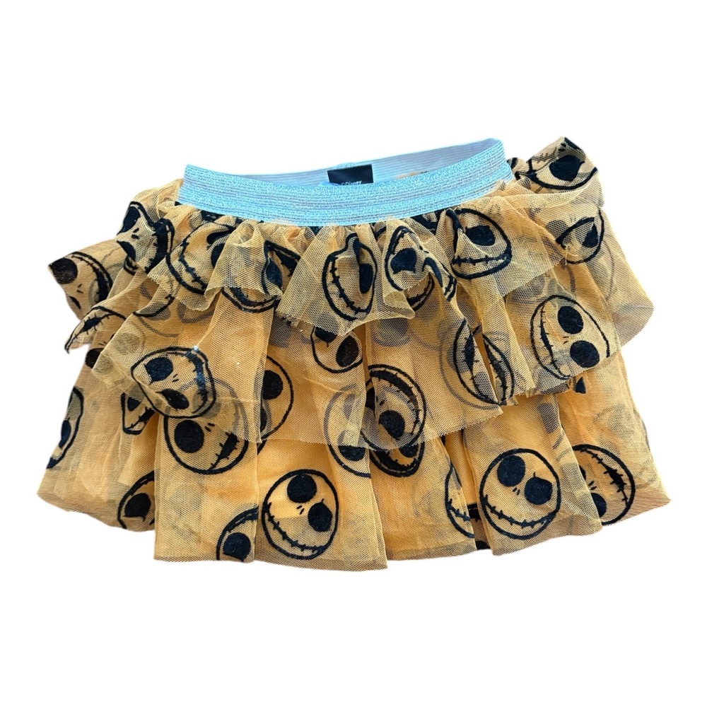 Disney Nightmare Before Christmas Jack Skellington Tutu Skirt Orange Girls 18M